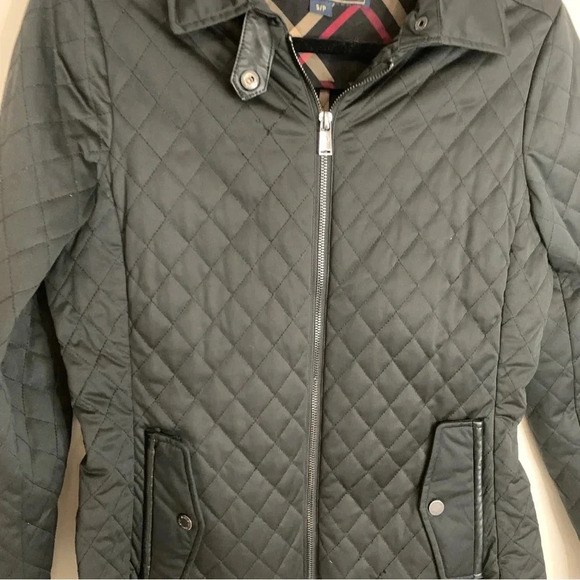Pendleton Quilted Equestrian Black  Jacket with Plaid Lining S - Picture 11 of 12